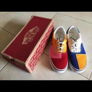 Colorful Vans size 9 & 7.
